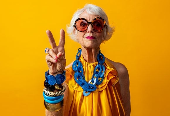 Ryman Healthcare, vibrant resident portrait